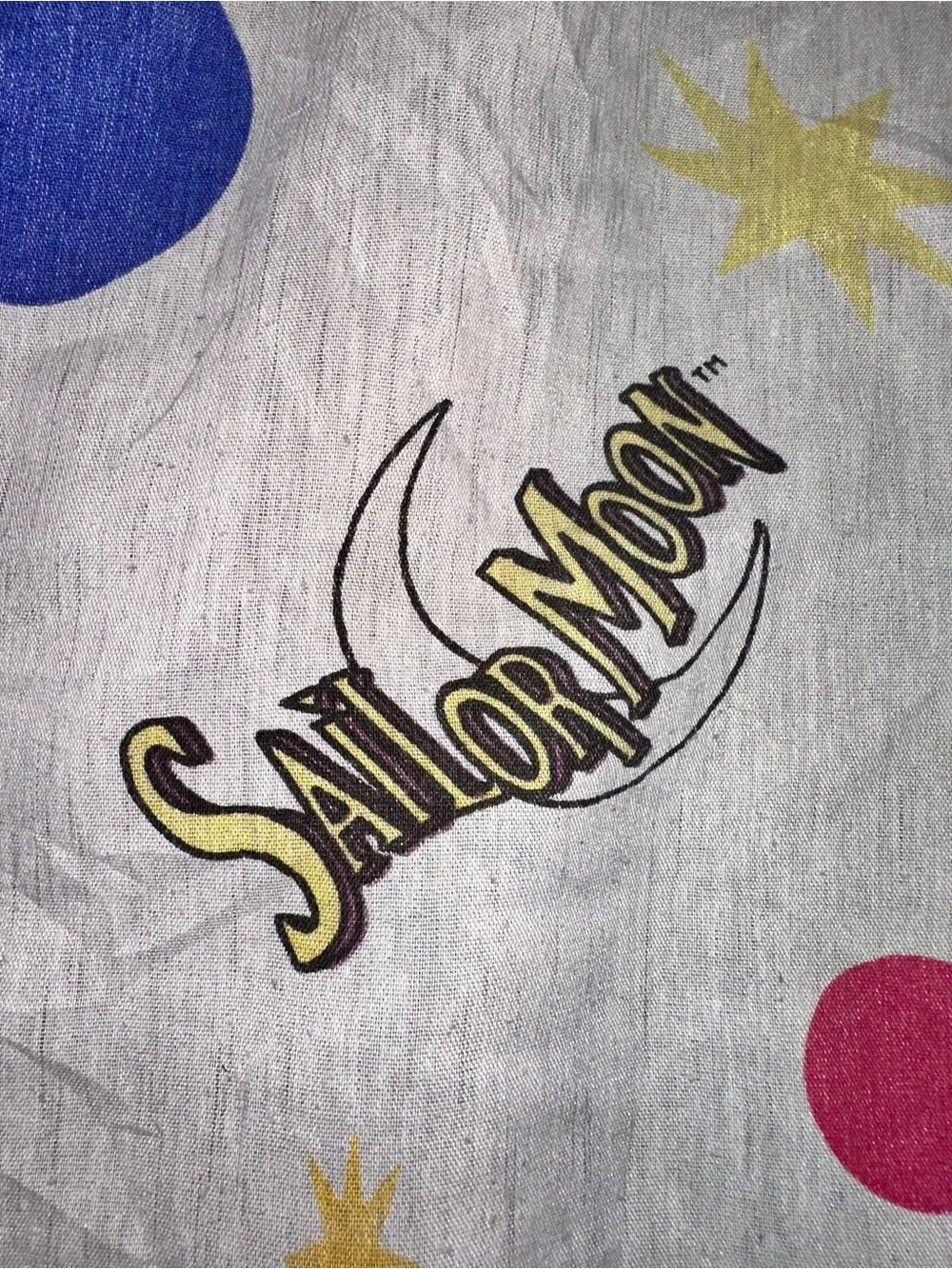 Vintage 1995 Sailor Moon Twin Fitted Sheet Official Naoko Takeuchi Kodansha
